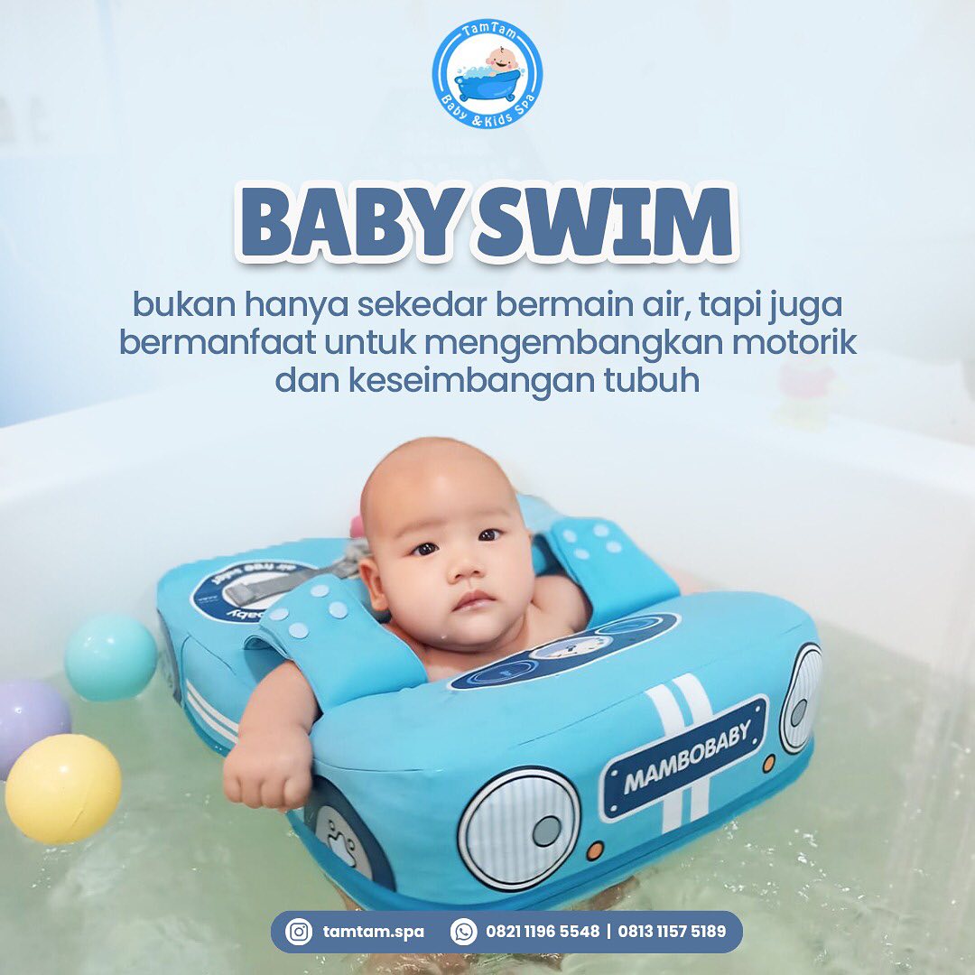 Jangan hanya anggap bermain air sebagai kegiatan biasa! Program Baby Swim kami tidak hanya seru